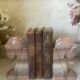 Vintage onyx horse head bookends