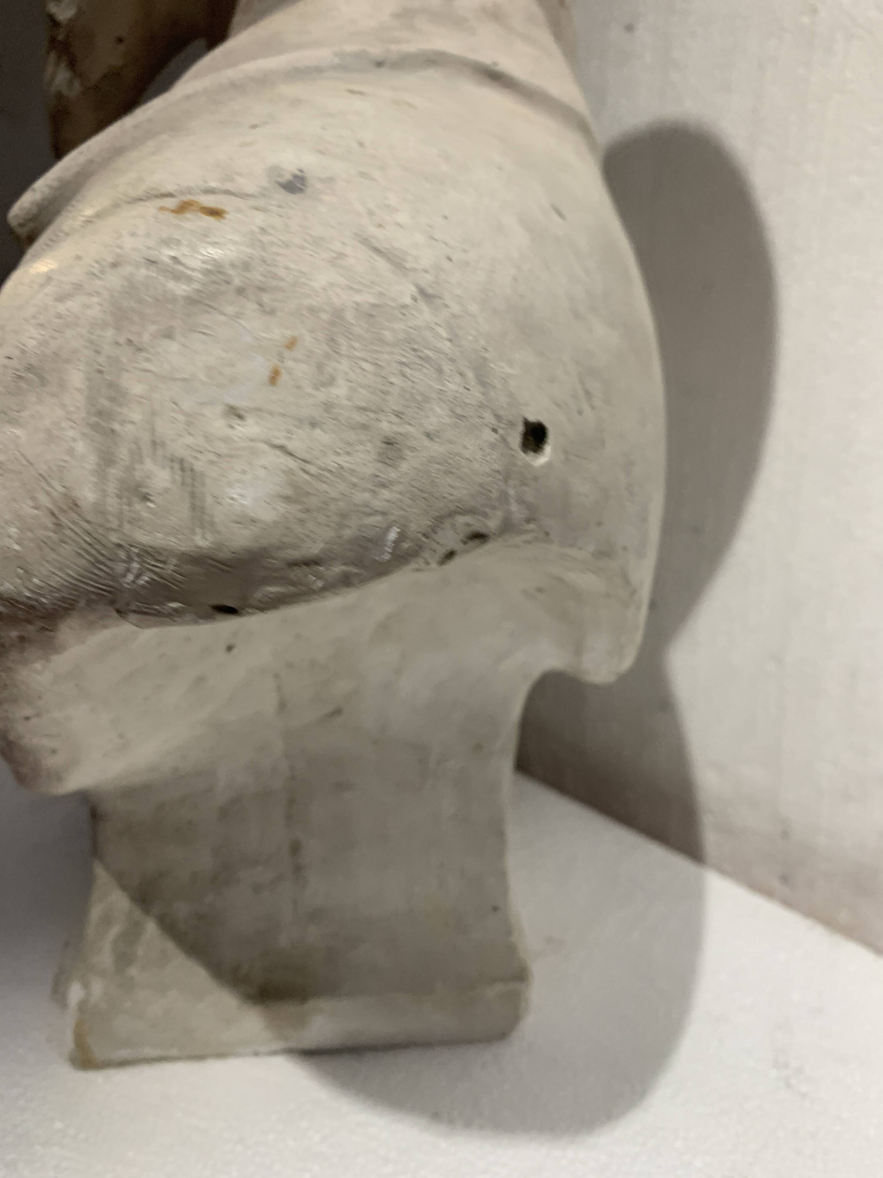 Sculpted plaster proof "Bust of a notable" 20th century