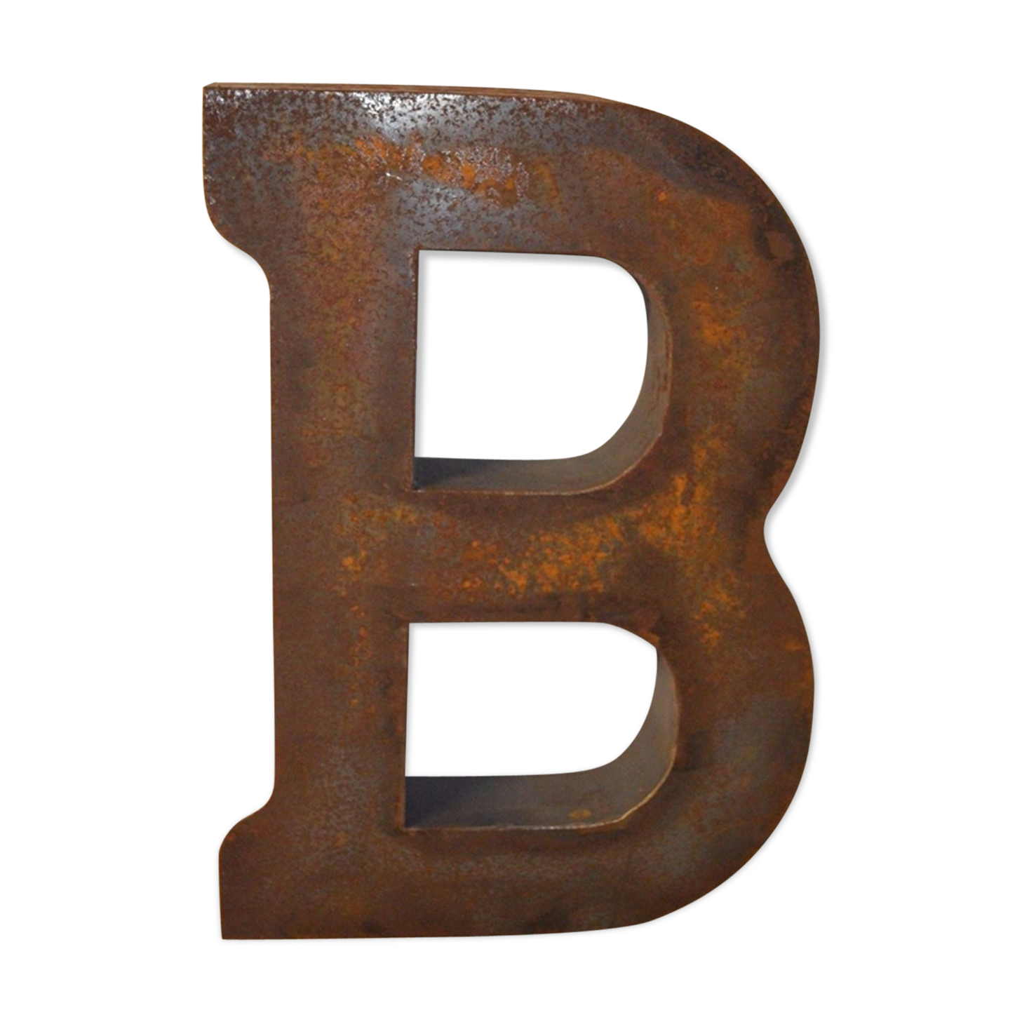 lettre industrielle en fer "B"