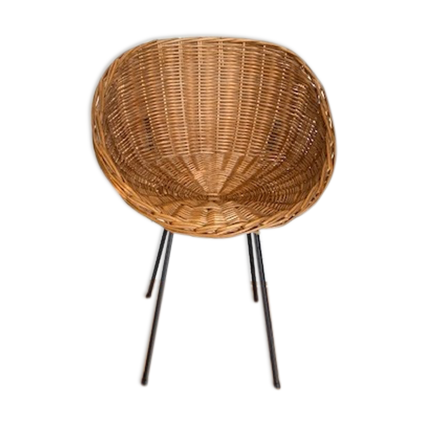 Wicker chair - 1950