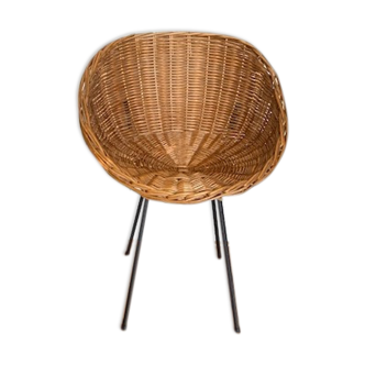 Wicker chair - 1950