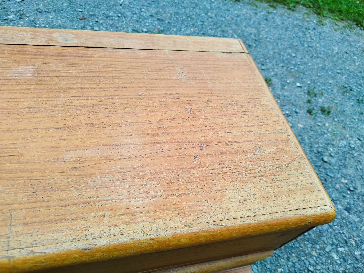 Scandinavian teak dressing table chest of drawers