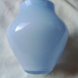 blue opaline vase Villeroy and Bosh