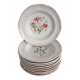 10 deep plates pierre motton for gien circa 1930