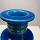 Rimini Blue Terracotta Ceramic Vase attributed to Aldo Londi for Bitossi, Italy, 1960s