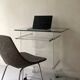 Plexiglass desk by David Lange for Roche Bobois, design 1970.