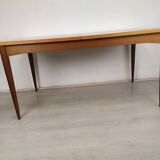 Scandinavian extendable table teak