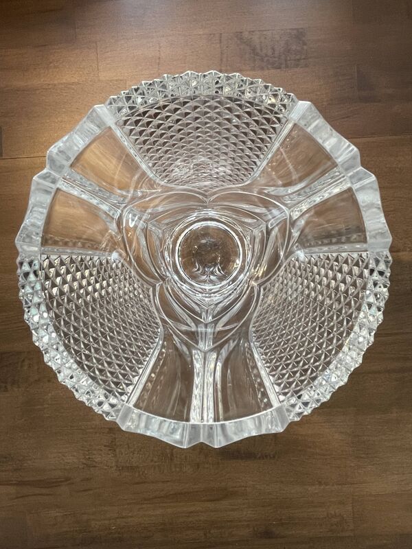 Vase en cristal d’Arques-Durand, série « Royale », France 1950
