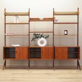 Teak system bookcase, Norwegian design, 1960s, production: Blindheim Mobelf