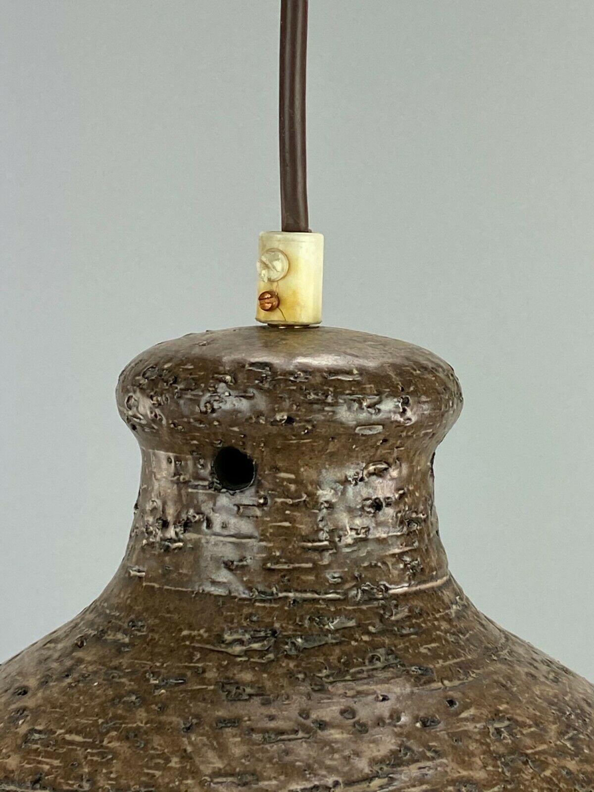 Danish ceramic pendant light from the 60s