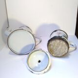 Old enamelled tin coffee maker