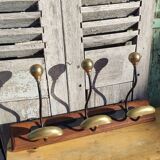 Vintage wall coat rack