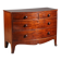 Antique mahogany chest of drawers with 4 drawers, Italy, 19th century.