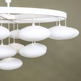Impressive cloud chandelier mid-century modern of Volksgarten Milchhalle Vienna