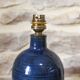 Glazed ceramic lamp base Blanot pottery