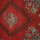 Vintage Red Caucasian Kilim Rug Handwoven Tribal Wool Flatweave Carpet