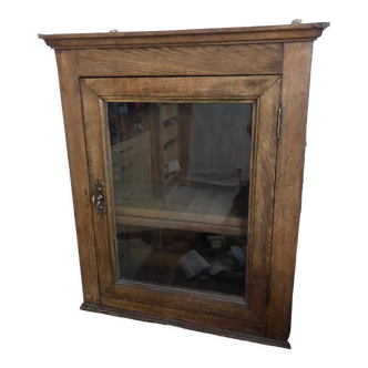 Vintage wooden glass display case