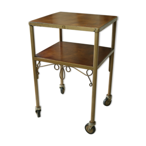 Table d'appoint roulante - bois