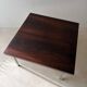 Vintage rosewood coffee table chrome 1960s