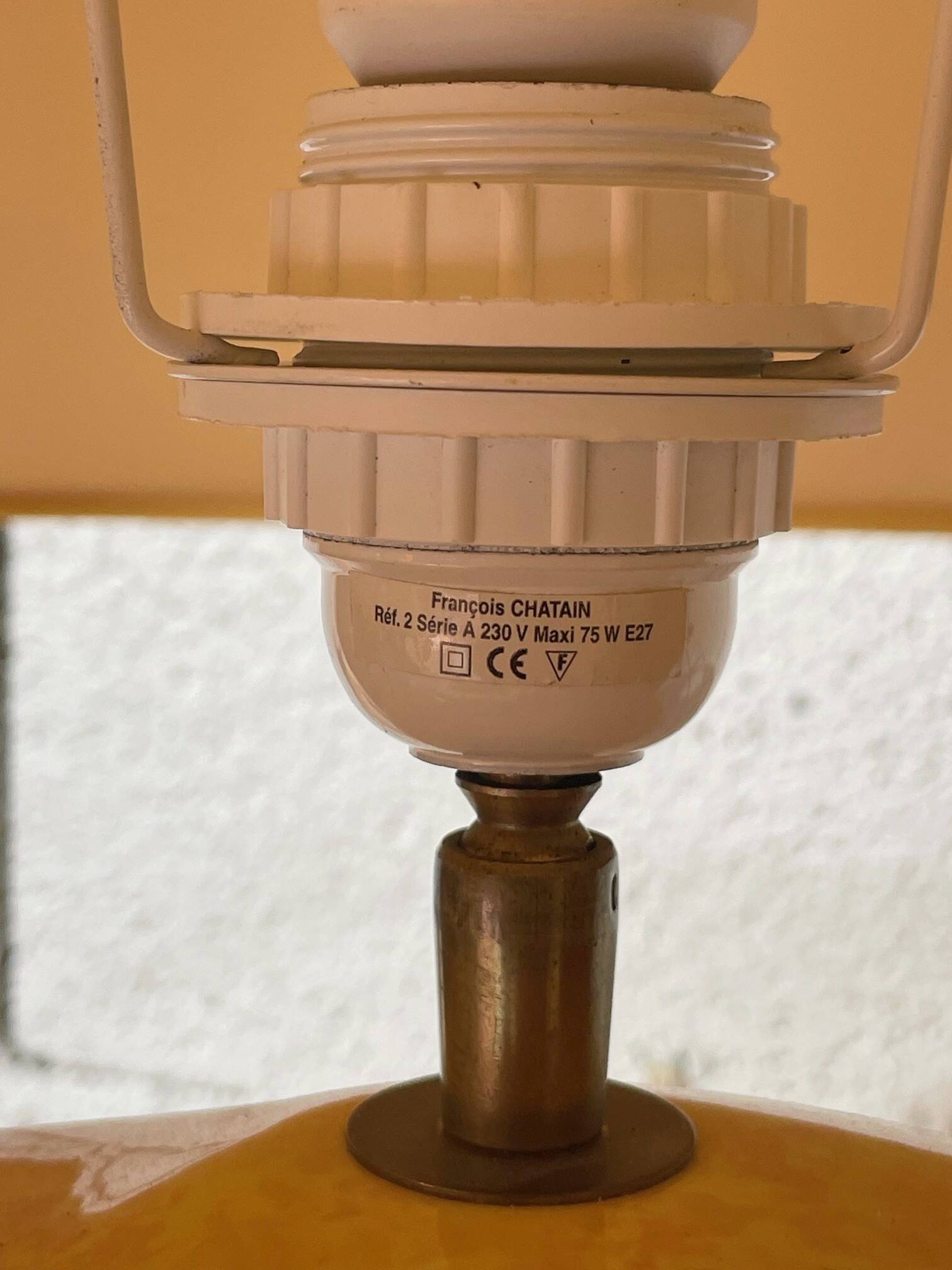 Lampe en céramique de François Châtain