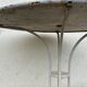 Wrought iron garden table
