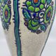 Charles Catteau vase, Kéramis Boch in tall ceramic Belgium Art Deco 1925