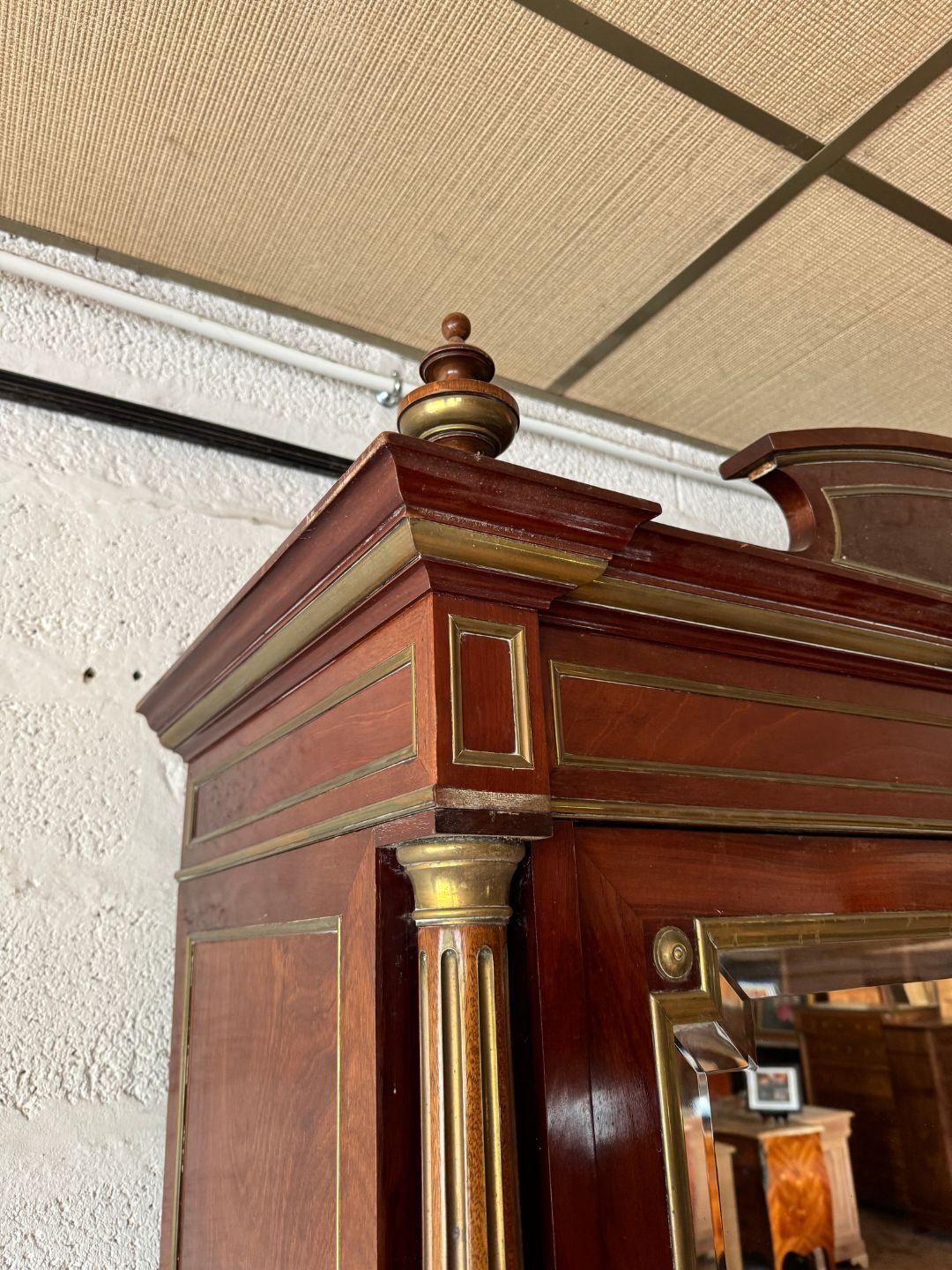 Louis XVI mahogany wardrobe