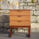 EUROPA vintage drawer unit, bedside table, end table, small chest of drawers