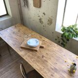 Vintage pine farm table