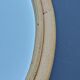 60 rattan mirror