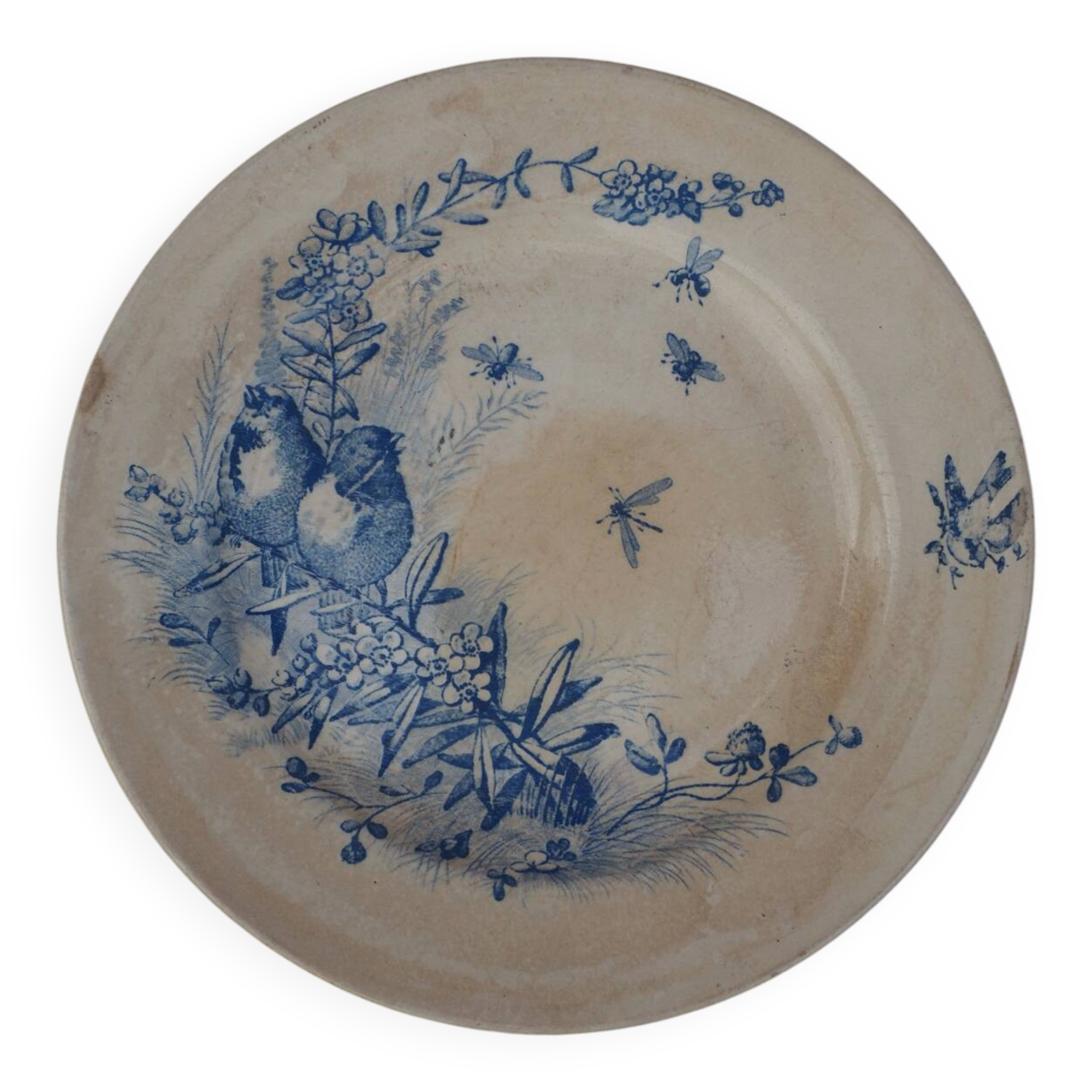 Plate dish Jules Vieillard, 1870