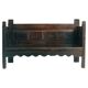 Antique walnut wooden Spanish siesta bench, Spain mid 1700s