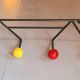 Porte manteau mural boules 60s