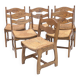 Set de 6 chaises Guillerme et Chambron