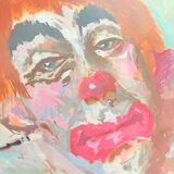 Tableau - Clown - École Américaine XXe