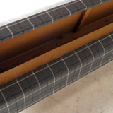 Sofa bed in vintage teak retro Danish design seat bench mid 60s/70s