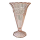 Scailmont glass vase in pressed pink glass - Art Deco Belgium