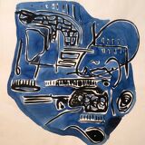 Abstract Blue