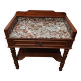 Old wooden and marble dressing table