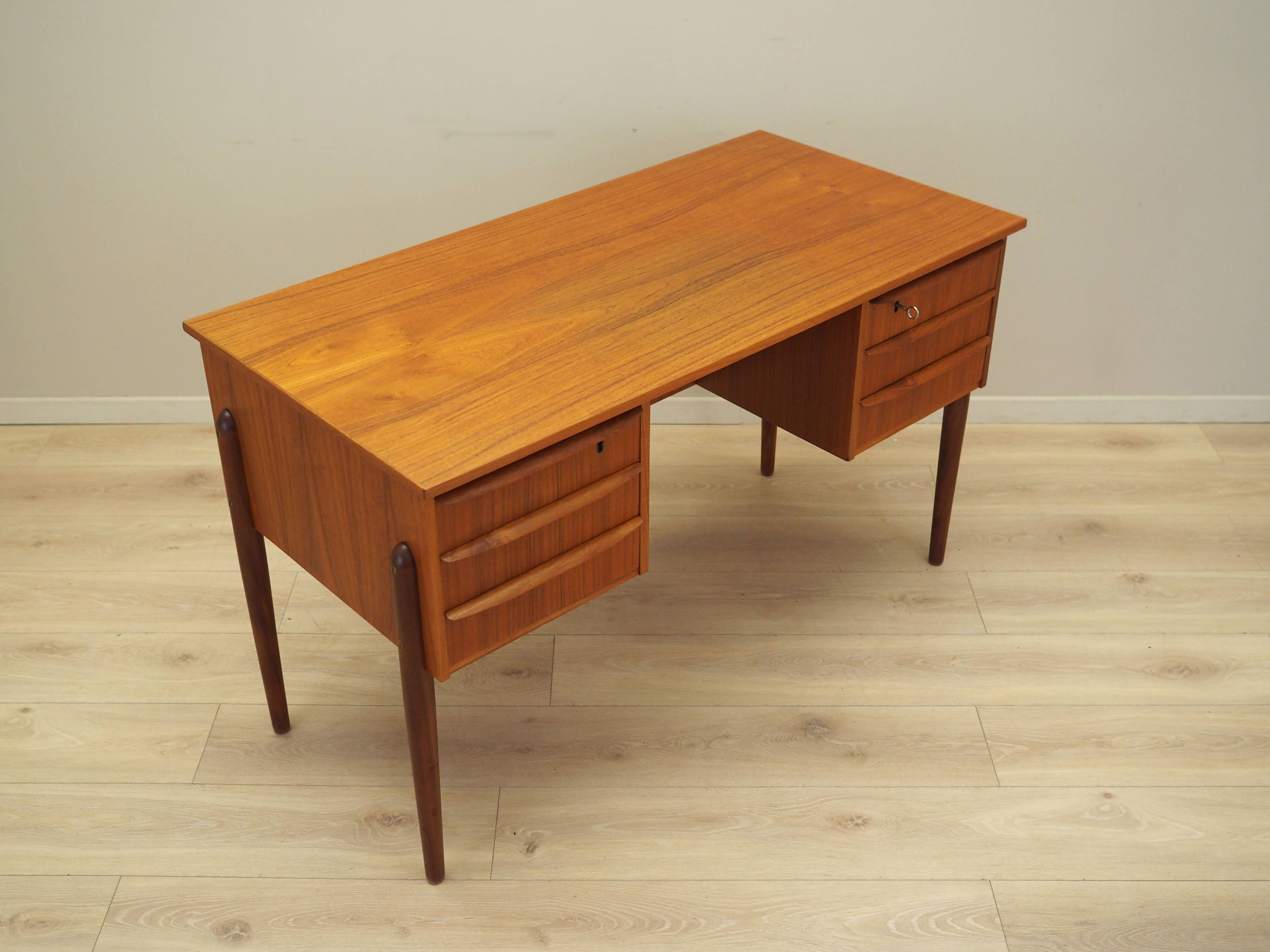 Teak desk, Danish design, 1960s, production: Denmark