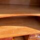 Old wooden and marble secretary