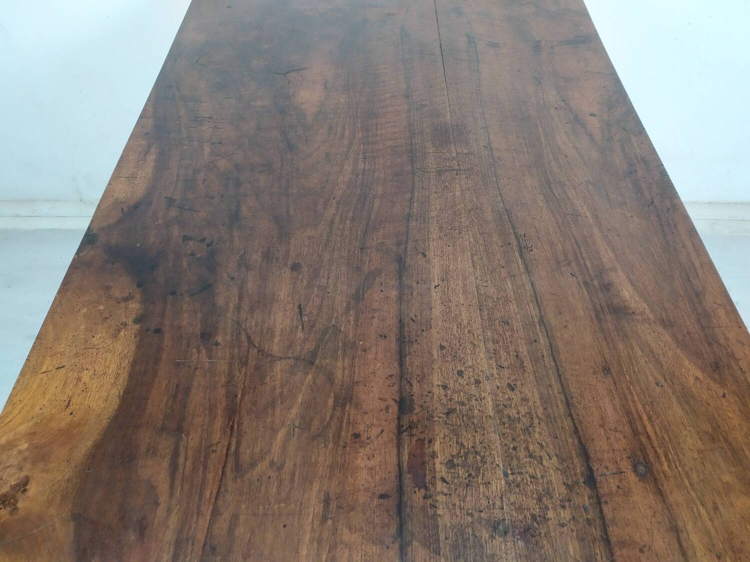 Walnut farmhouse table