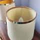 Pair of vintage Italian lamps from the 1970s in solid brass.