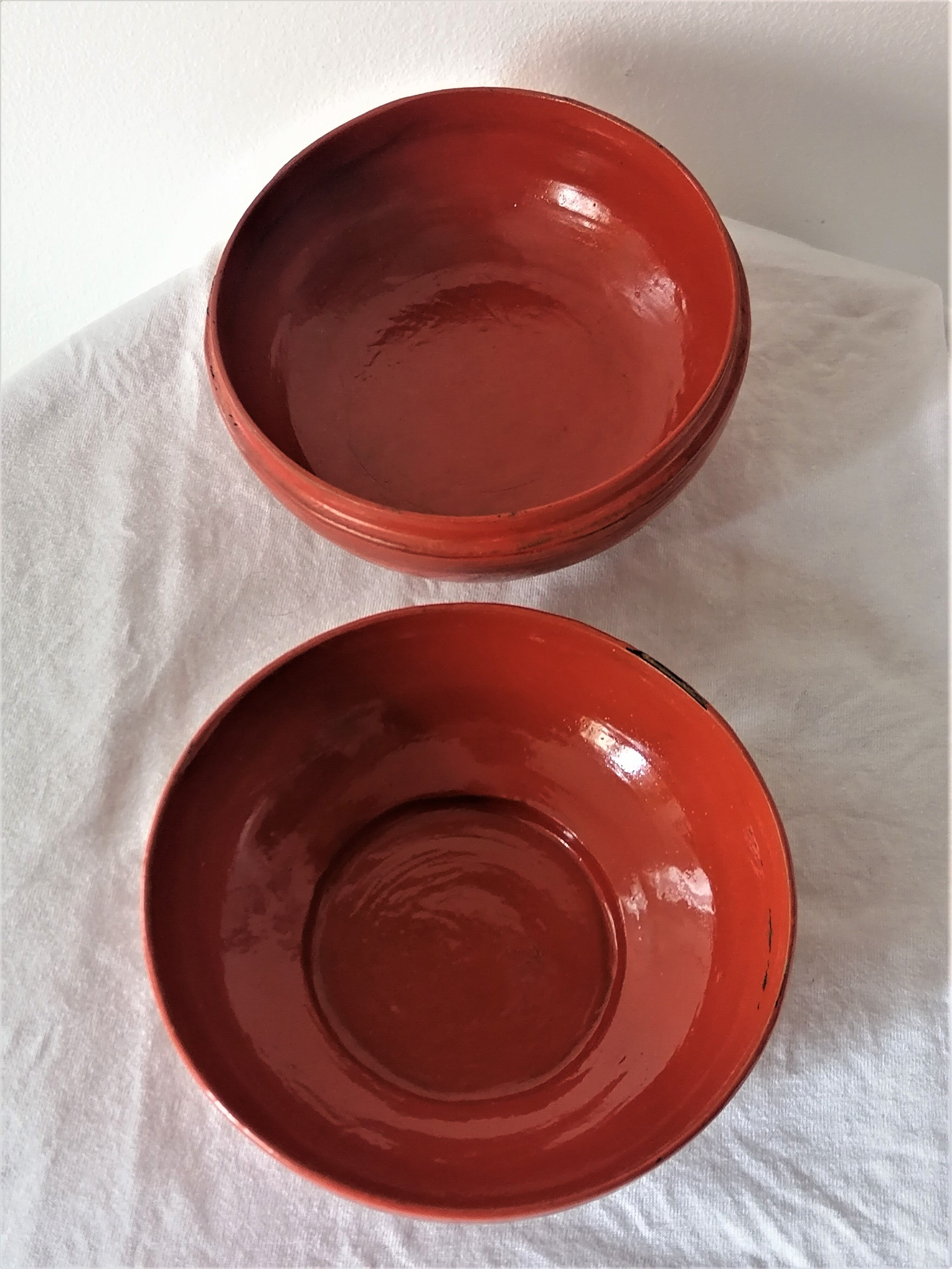Old Asian lacquer box