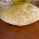 Vintage “SCAVO” vase in yellow Murano glass