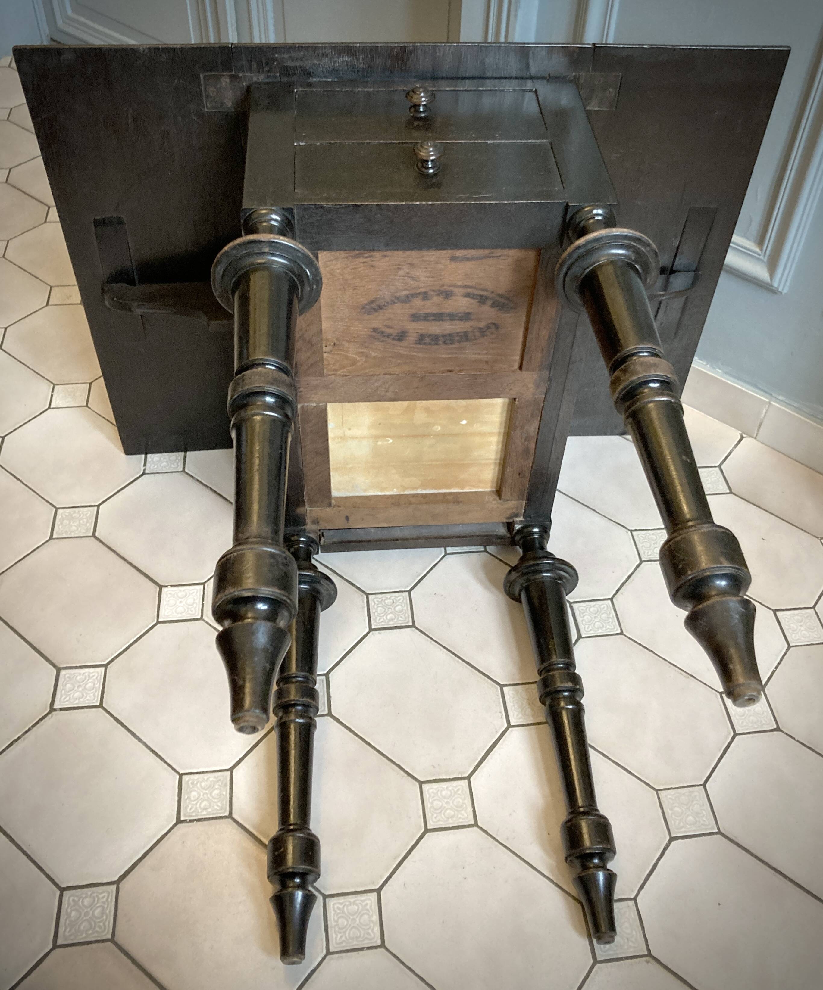 Folding table 1870 Gueret Frères