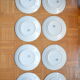 Lot de 8 assiettes Saint Amand, collection Iberia