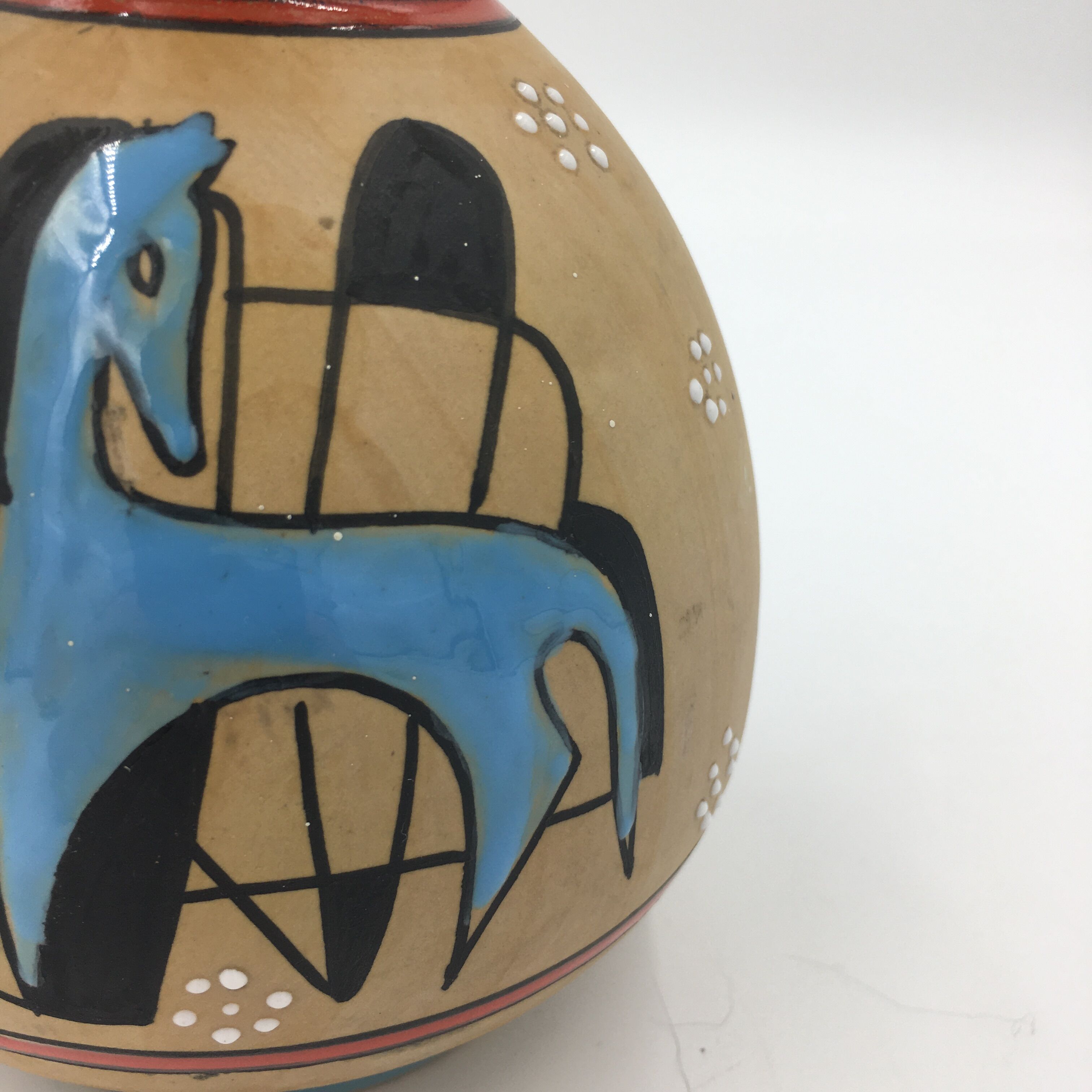 Terracotta jug Artigiana Deruta