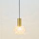 Mid-Century Modern Amber Bubble Glass Ceiling Light by Helena Tynell for Limburg, Germany, 1970s