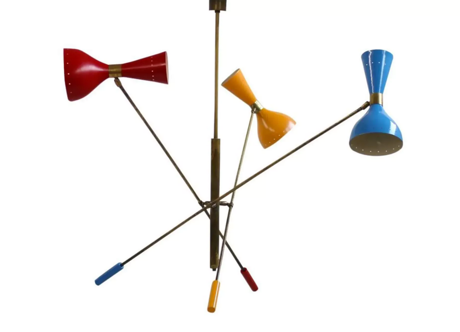 Italian Pendulum Chandelier 3 Articulable Arms